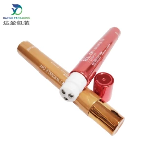 【定制】15g20ml三颗钢珠走珠按摩眼霜高亮铝塑管 化妆品包胶软管