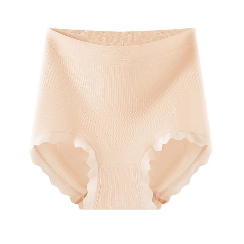 Bragas de cintura alta para mujer entrepierna de algodón puro 10A entrepierna antibacteriana talla grande barriga pantalones cortos de barriga calzoncillos para mujer