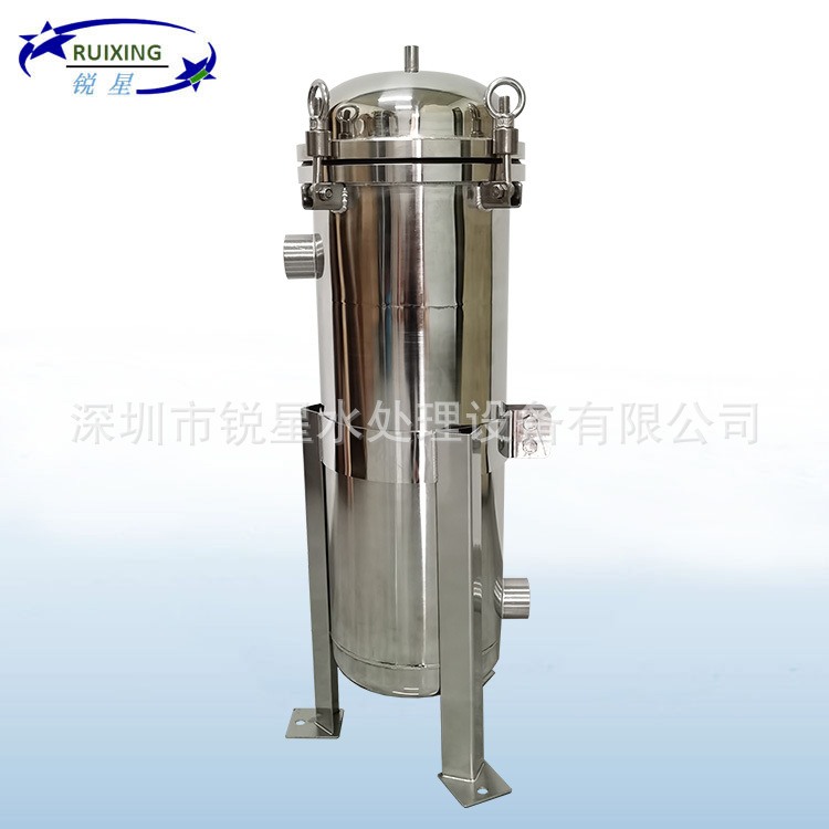 厂家醋糖浆 快接法兰吊环式1号袋 单袋式过滤器 多袋油漆过滤 不