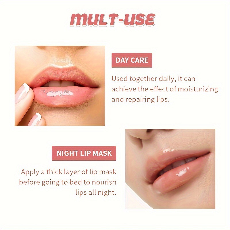 USHAS Aceite labial de punto transfronterizo europeo y americano Hidratante Hidratante Labios Raligerar las líneas de los labios y prevenir el agrietamiento LP2300