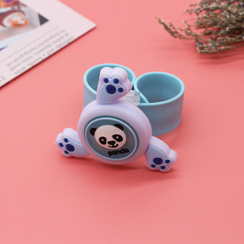 Verano flash de dibujos animados para niños rotación pulsera de aceite esencial vegetal creativo lindo reloj de aceite esencial giroscopio luminoso