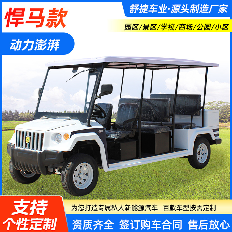 电动巡逻车城管治安巡查电动观光车小区校园景区参观新能源巡逻车