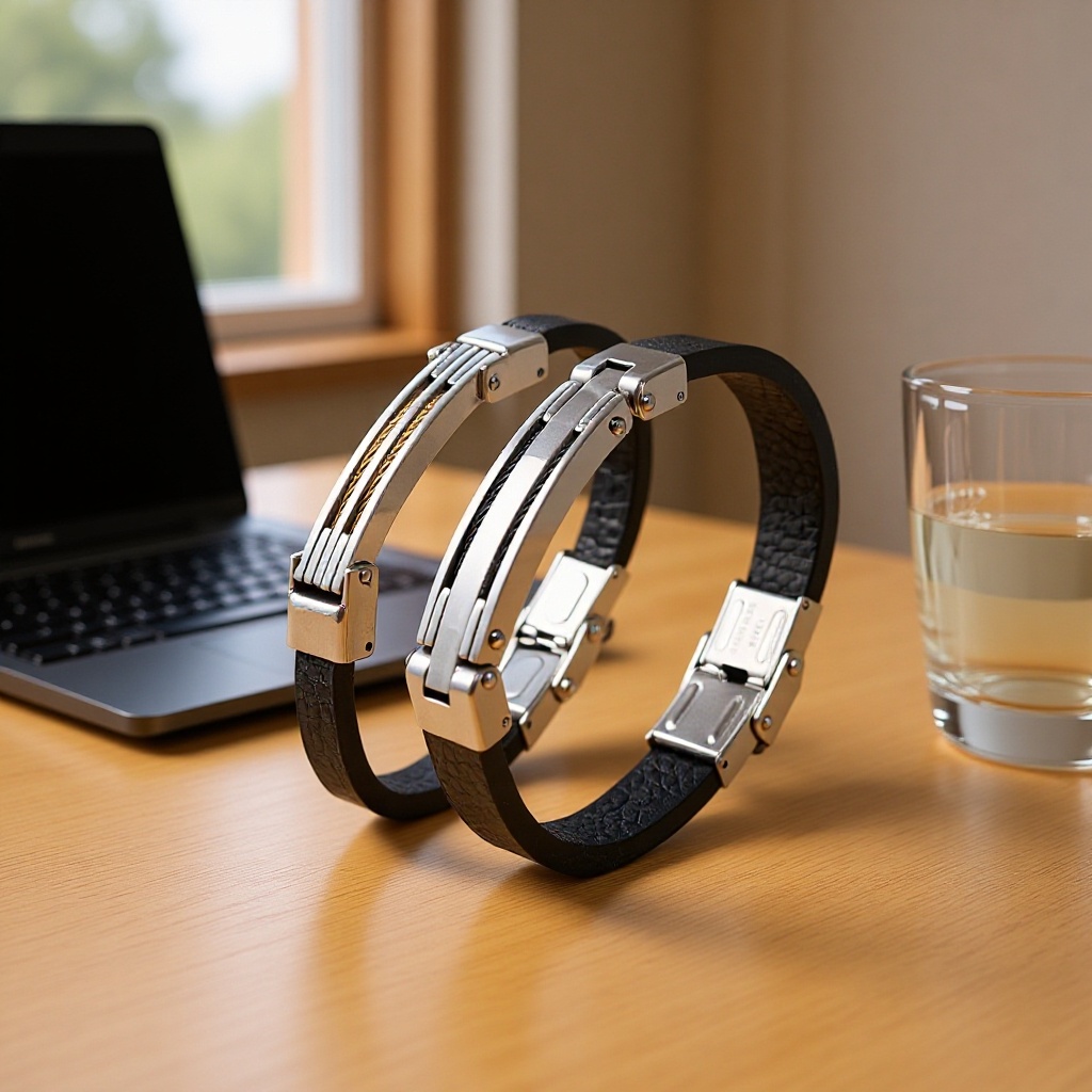 Cross-border Supply AliExpress Fashion Couple Bracelet Bracelet Black Steel Wire Microfiber New Chinese Style Exquisite Titanium Bracelet