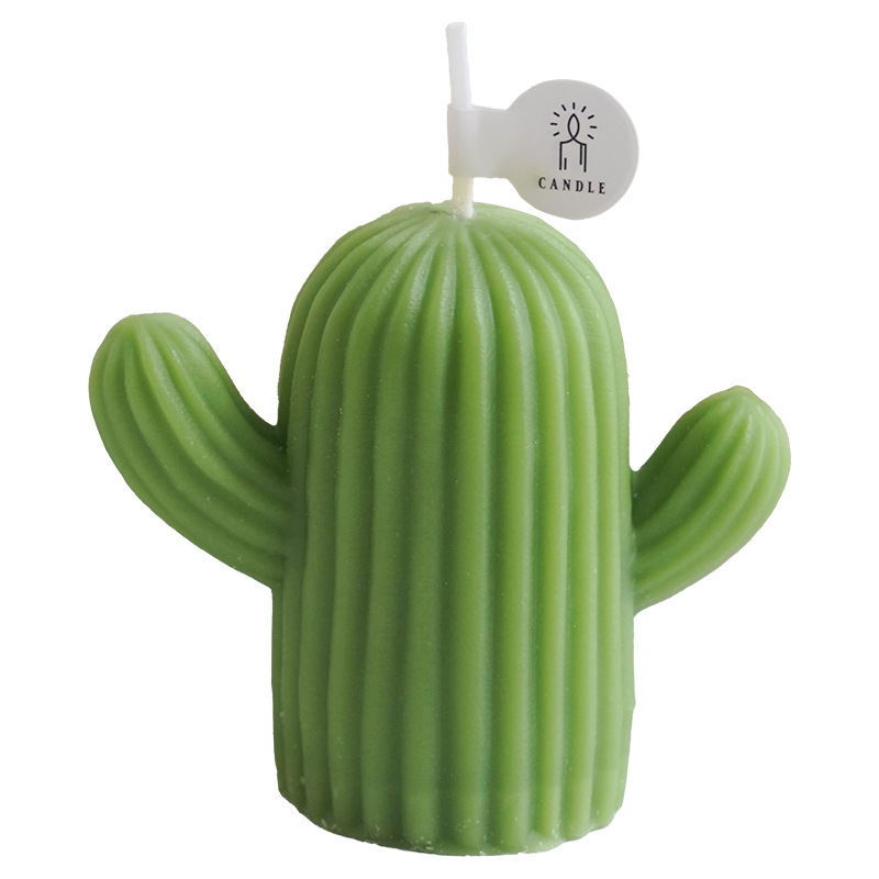 Cactus aroma de cera atmósfera creativa mano regalo pequeño aroma de vela hecha a mano simulación de cera de modelado
