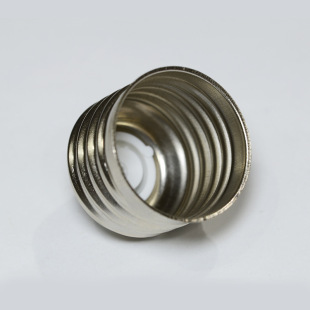 E27 lamp holder manufacturers directly supply iron nickel-plated solder-free screw fittings led bulb e27 iron nickel-plated solder-free lamp holder