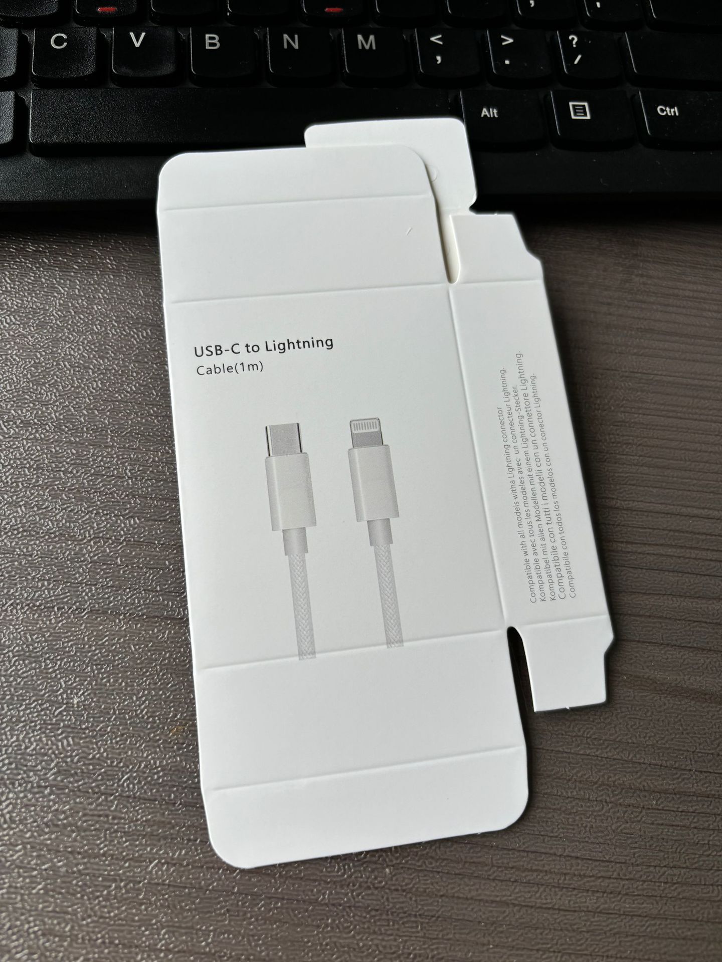 Apple caja de cable de datos PD 15 pares C caja de cable de carga Empaquetado del cable de datos del teléfono móvil de Apple 20W image 20