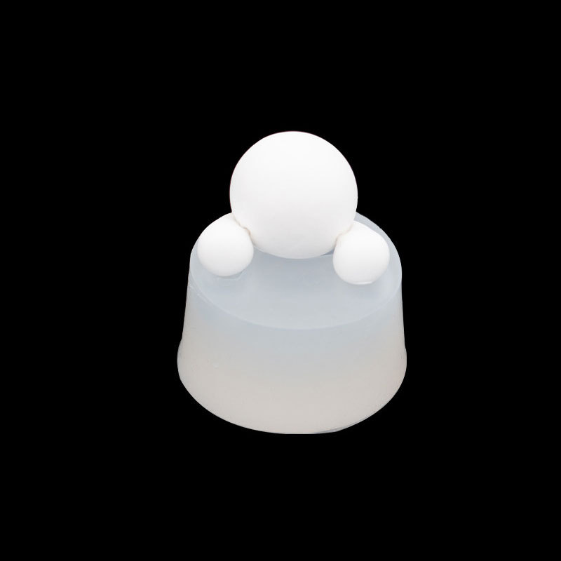 Muñeca de dibujos animados de silicona molde DIY jabón hecho a mano aromaterapia vela molde para hornear Fondant molde de pastel de chocolate