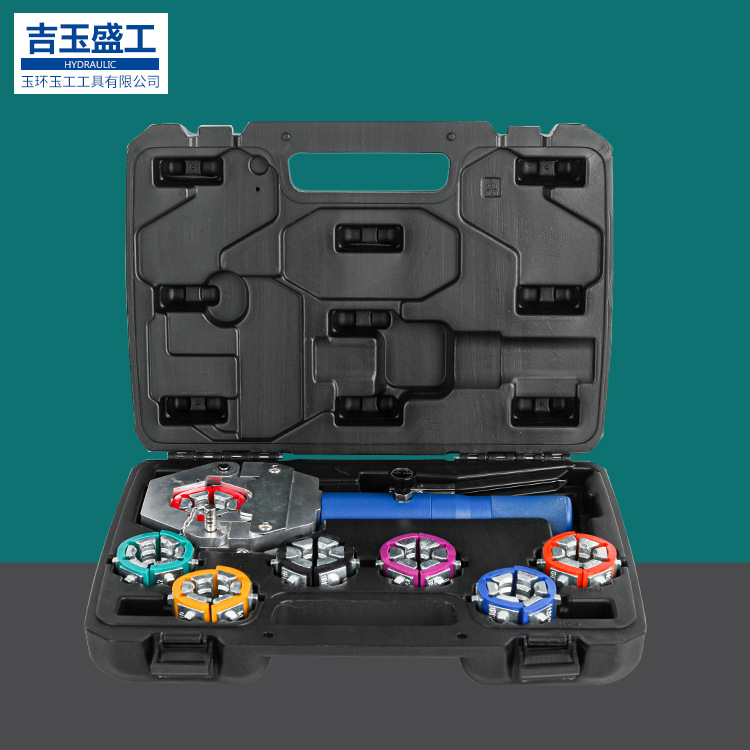 Abrazadera de tubo de aire acondicionado del coche manual hidráulico portátil pequeña junta de tubería de aire frío Dispositivo de tubería de cerveza abrazadera hidráulica abrazadera de prensado