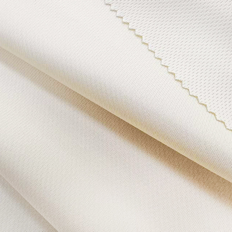 现货批发白色涤纶鸟眼布 服装面料胚布 速干透气瑜伽服运动面料|undefined
