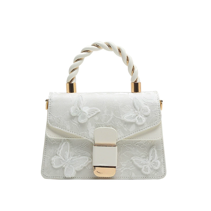 Woven bag, high-quality style, with embroidery