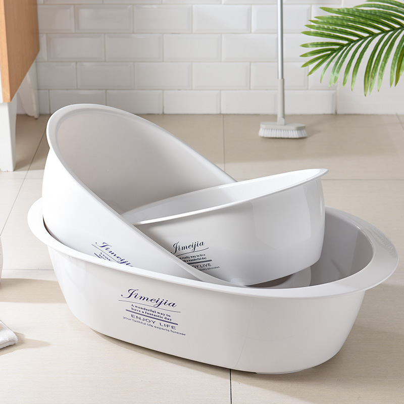 Large Thickened Plastic Baby Basin Children's Small Multi-use Baby Laundry Basin Pet Tub Oval Bath Basin Large Thickened Plastic Baby Basin Children's Small Multi-use Baby Laundry Basin Pet Tub Oval Bath Basin