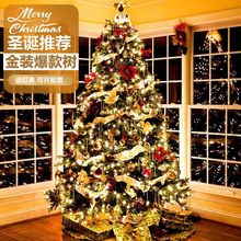 网红圣诞树家用15米豪华加密大套餐布置小型12节套装发光装饰品