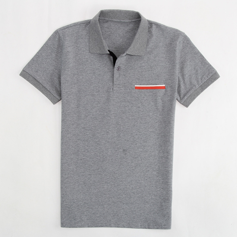 Customized Golf Short-Sleeved Polo Shirts for Men, Silk-Screened T-Shirts, Work Clothes, Embroidered Advertising Shirts, Loose Men's Clothing, Pure Cotton