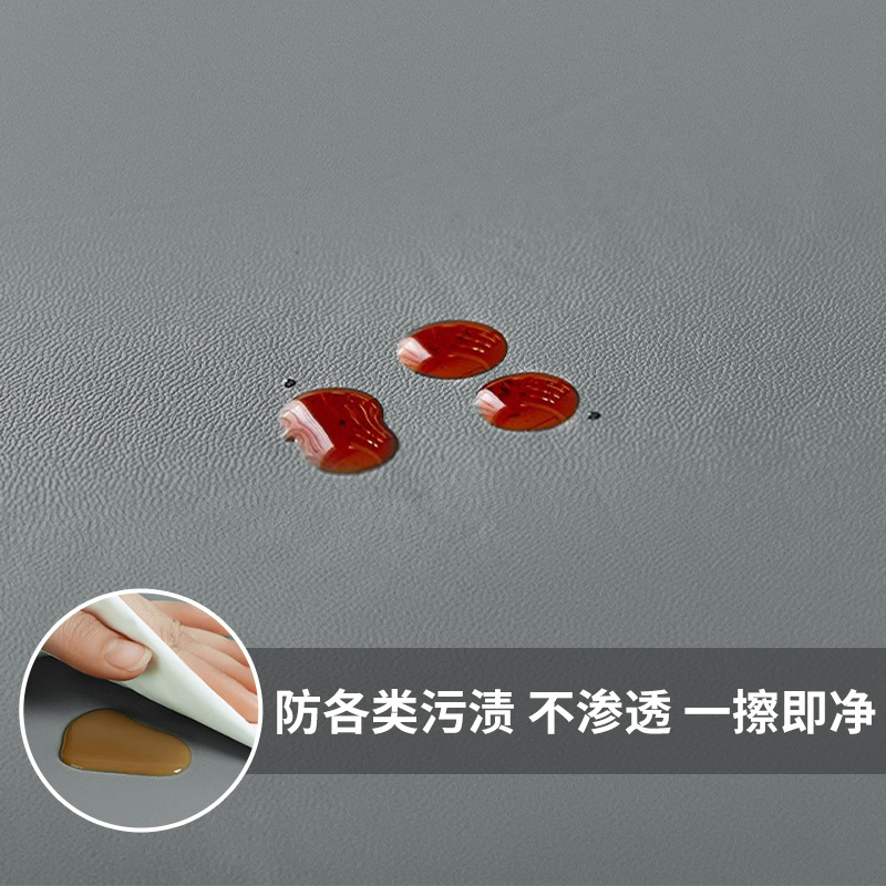 Funda de Reposapiés para Sofá de Cuero PU Impermeable, Funda de Reposapiés Resistente al Aceite, Funda Elástica para Taburete Bajo Antideslizante y Resistente al Desgaste para el Hogar, Venta al por Mayor