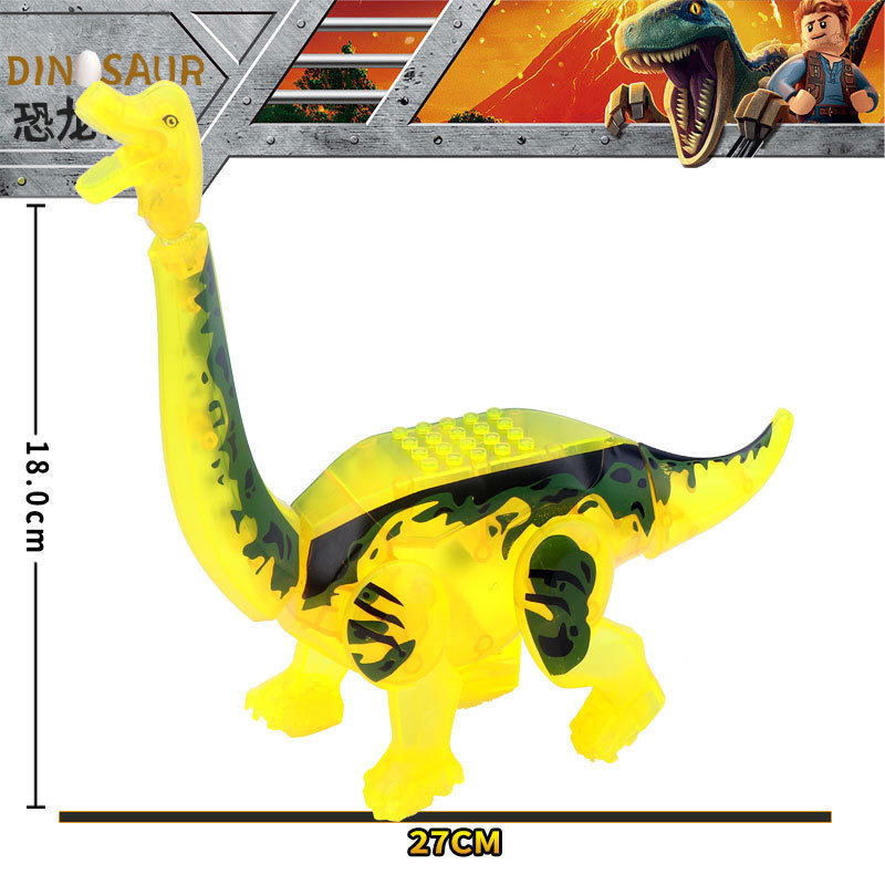卸売ジュラ紀恐竜大型ブラキオサウルス ヘビクラン エラプティドン ティラノサウルス レックス世界組み立てビルディング ブロック|undefined