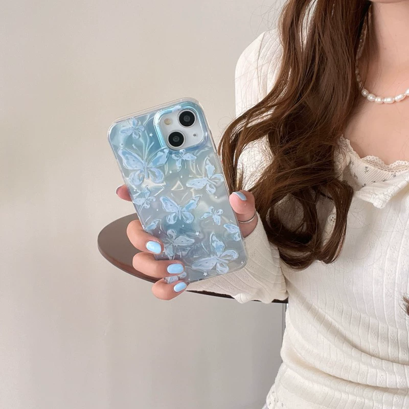 Чехол для телефона совместимый с Huawei, Apple, синий, для iPhone 70 Pro, iPhone 13, 15 Pro Max, 14, 14 Pro Max