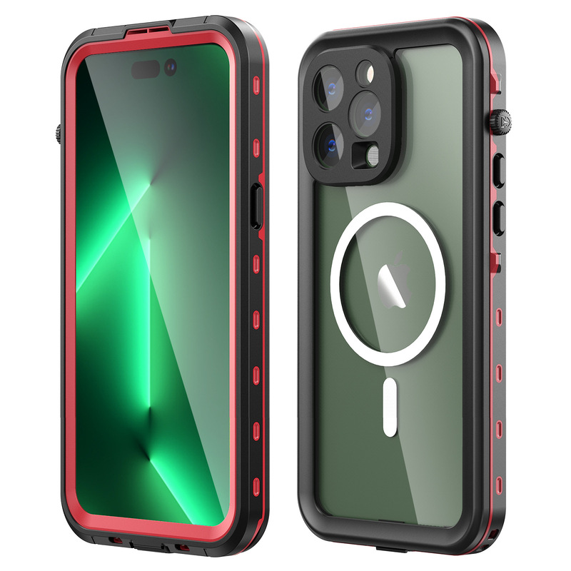 iPhone17防水携帯電話ケース、Apple 14/13/12/11promaxダイビングケース、x完全密閉型|undefined