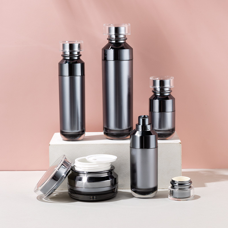 护肤化妆品套装空瓶亚克力精华喷雾瓶高级分装乳液瓶双层面霜瓶子