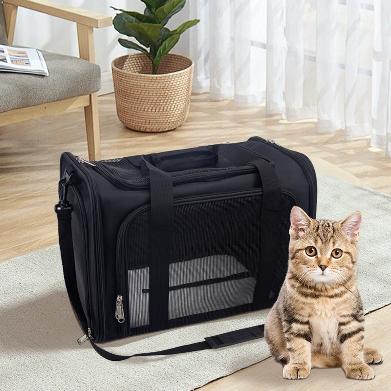 Сумка-переноска для животных, вместительный рюкзак для кошек, портативное и дышащее место для хранения для собак и кошек.