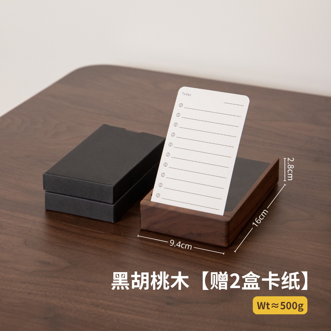 アマゾンノートホルダー 縦型カードメモ オフィスプランナー デスクトップメモボックス 名刺入れ