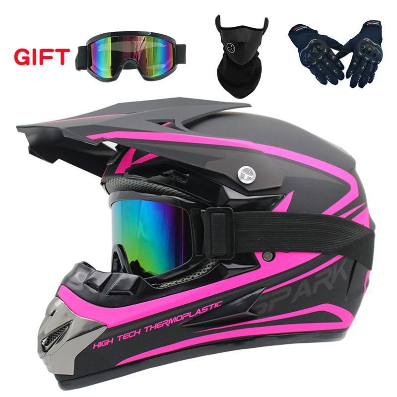 モトクロスヘルメット四季ヘルメット男マウンテンバイク小型クロスカントリーヘルメット全ヘルメット送風鏡マスク手袋|undefined