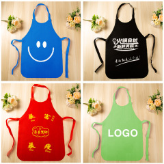 Disposable oil-proof hot pot barbecue apron with neck loop, advertising apron, can print LOGO