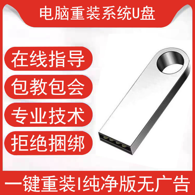 电脑重装系统U盘纯净版一体机笔记本台式机通用带PE启动一键装机