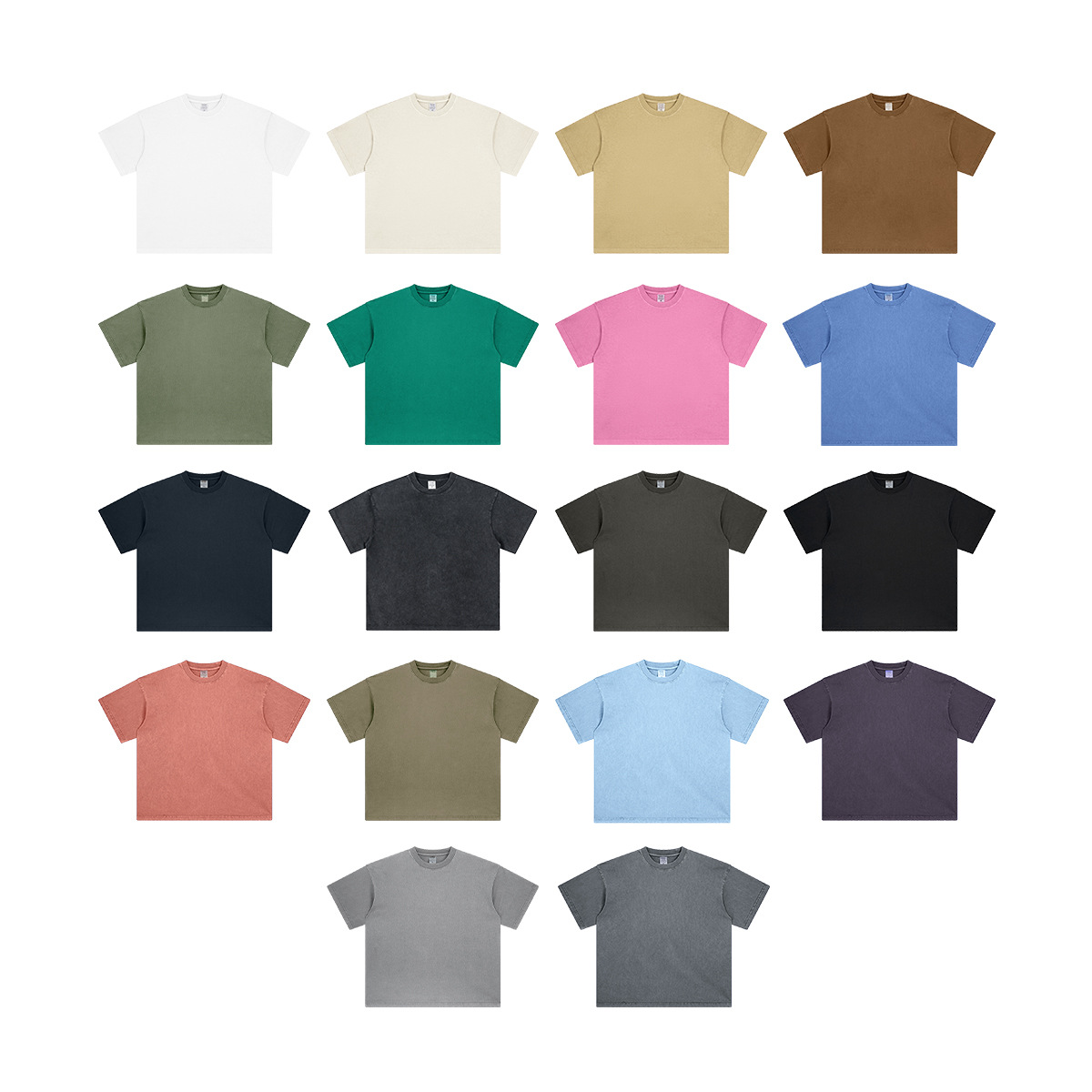 BE ropa de hombre 2025 primavera y verano 260G camiseta lavada de algodón puro retro marca de moda joven camiseta suelta Europa y América hombres transfronterizos