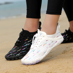 Outdoor Cross-Border River Tracing Shoes for Men and Women, Beach Skin-Friendly Swimming Five-Finger Shoes, Non-Slip, Quick-Drying, Breathable Fishing Wading Shoes