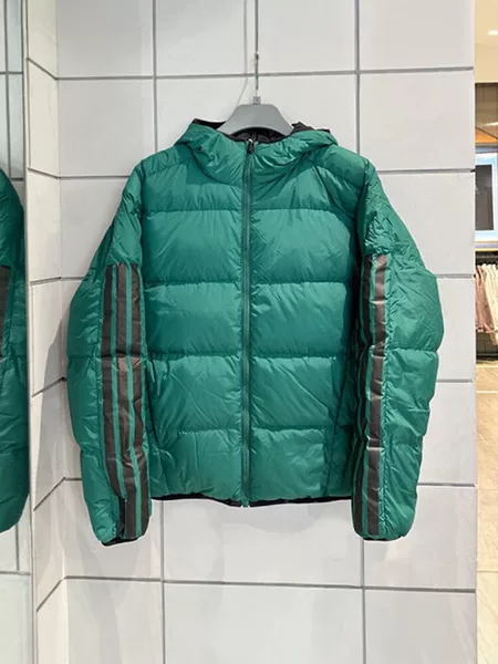 Clover Men's New Winter Double-Sided Short Cotton Jacket with Hood, Warm Sports Casual Men's Coat