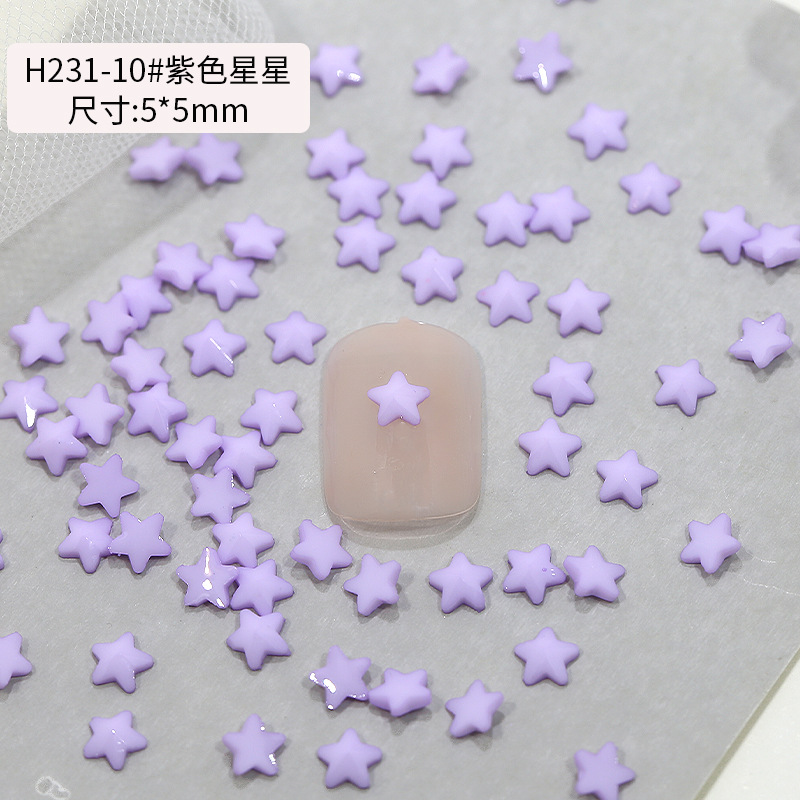 10#보라색 별 1개