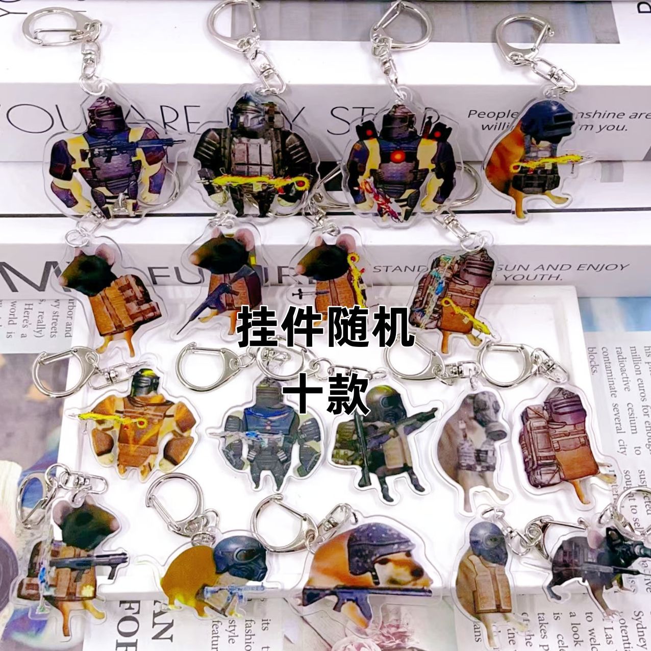 Random 10-piece pendant set