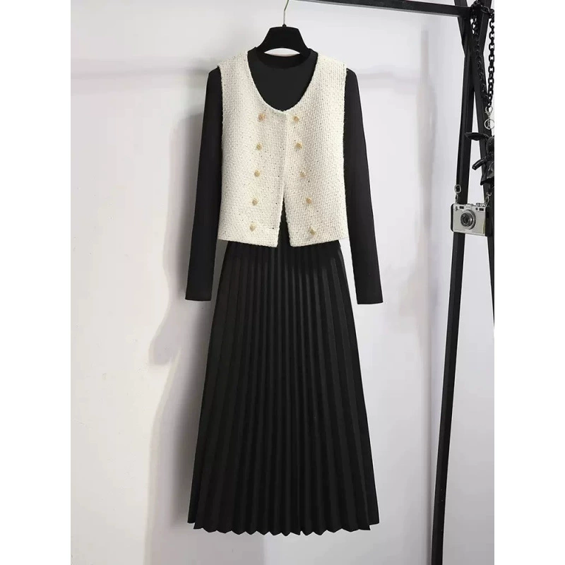 Новое платье весна 2025, женское, высококачественное, в стиле миниатюрного аромата, популярный красивый костюм-юбка этого года, юбка ранней весны