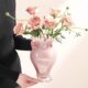 French style mid-ancient glass vase high-grade decoration high-looking hydroponic flower arrangement decoration dining table home simple flowers