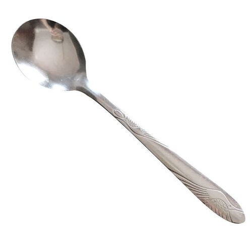Stainless steel crane spoon, thick-handled long-handled spoon, canteen restaurant dining spoon, kindergarten children round spoon fork soup spoon