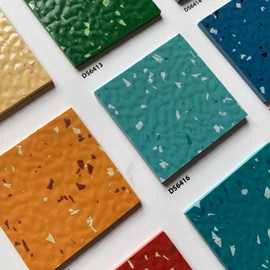 德美诺3.0mm橡胶地板锤击纹碎花纯色页岩石纹医院核电站耐磨地板