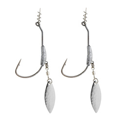 寶特 2g-9g帶鉛曲柄鈎加亮片寬腹單鈎4支裝路亞鉛頭鈎跨境電商