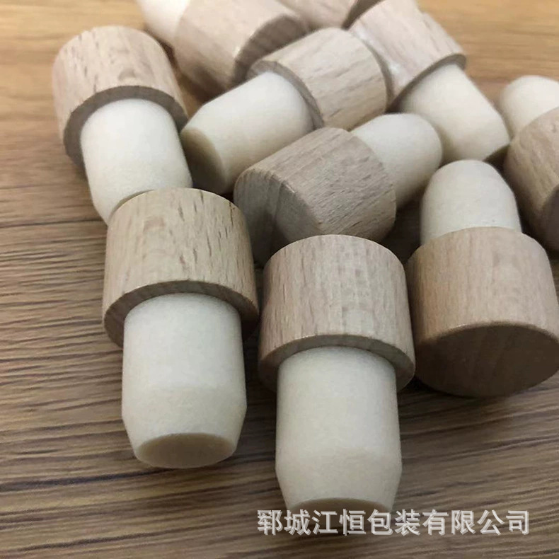 厂家直供批发分子塞T型木盖高分子塞软木塞榉木盖木塞 红白酒瓶塞