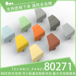 【50g】80271国产积木小颗粒散件科技零件机械配件5x4x3 70号面板