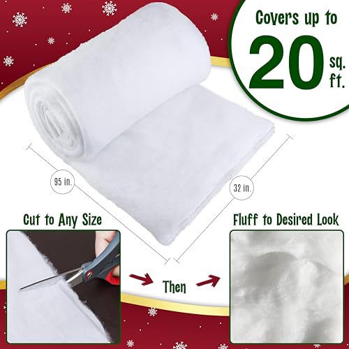 Christmas Snowfield Cotton Snowflakes, Simulated Snowflakes for Scene Setup, Miniature Snow Village Decorations, Photo Props Christmas Snowfield Cotton Snowflakes, Simulated Snowflakes for Scene Setup, Miniature Snow Village Decorations, Photo Props