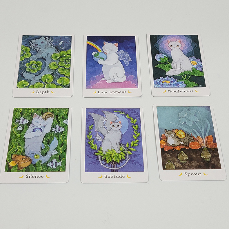 Fairy Cats Ermutigung Orakel Und Tarot Kartendeck_voghion.com