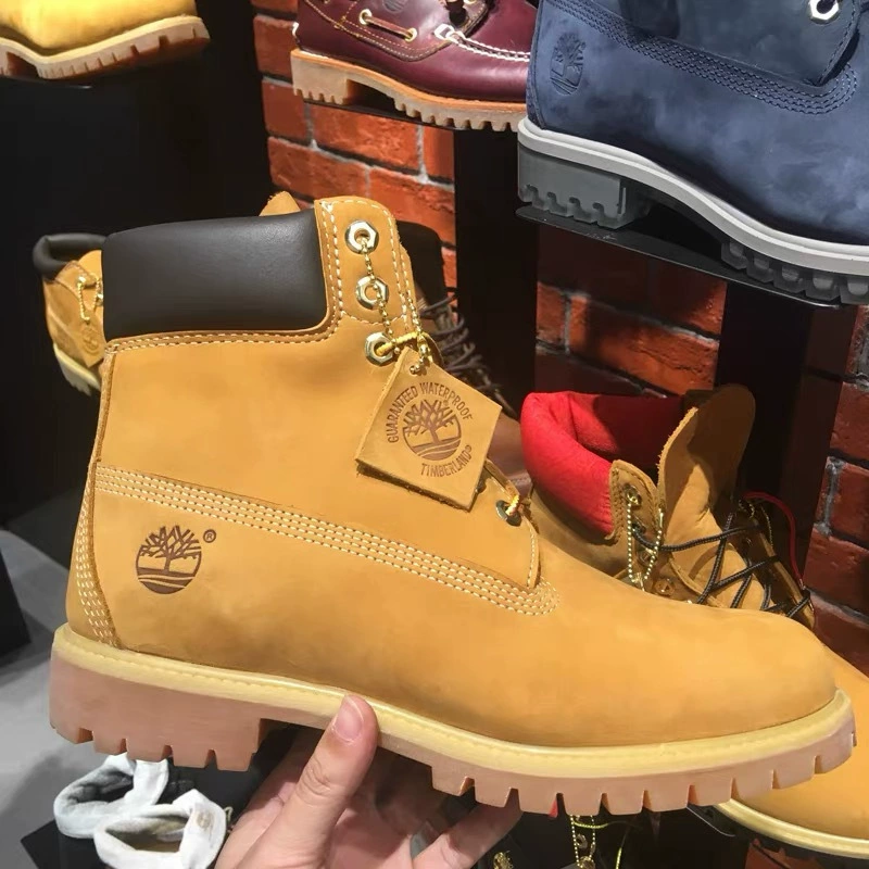 Timberland Martin Boots Высокие туфли Новая мужская и женская обувь Зимние модные водонепроницаемые износостойкие прочные желтые ботинки для взрослых