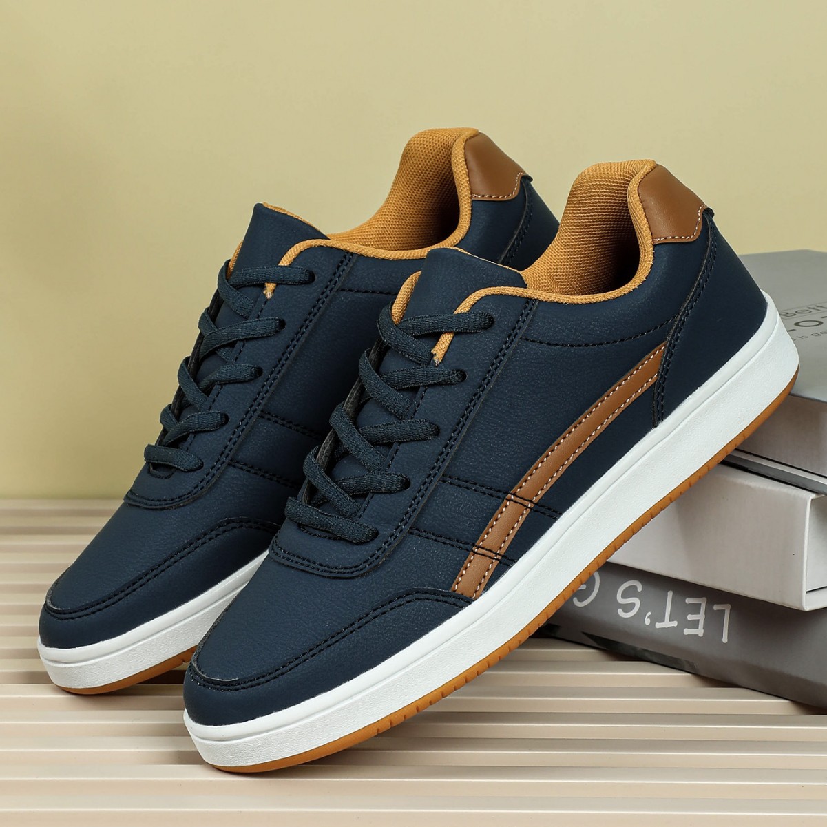 2025 nuevos zapatos de hombre, zapatos deportivos casuales de suela gruesa, venta caliente transfronteriza, zapatos planos al aire libre con cordones, zapatillas de deporte cómodas y transpirables