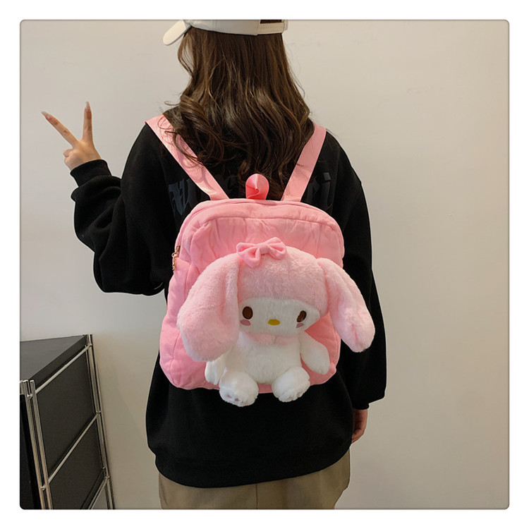 Bolsa de peluche femenina, linda, estilo Coolomi, bandolera, maquillaje, regalo de cumpleaños, al por mayor