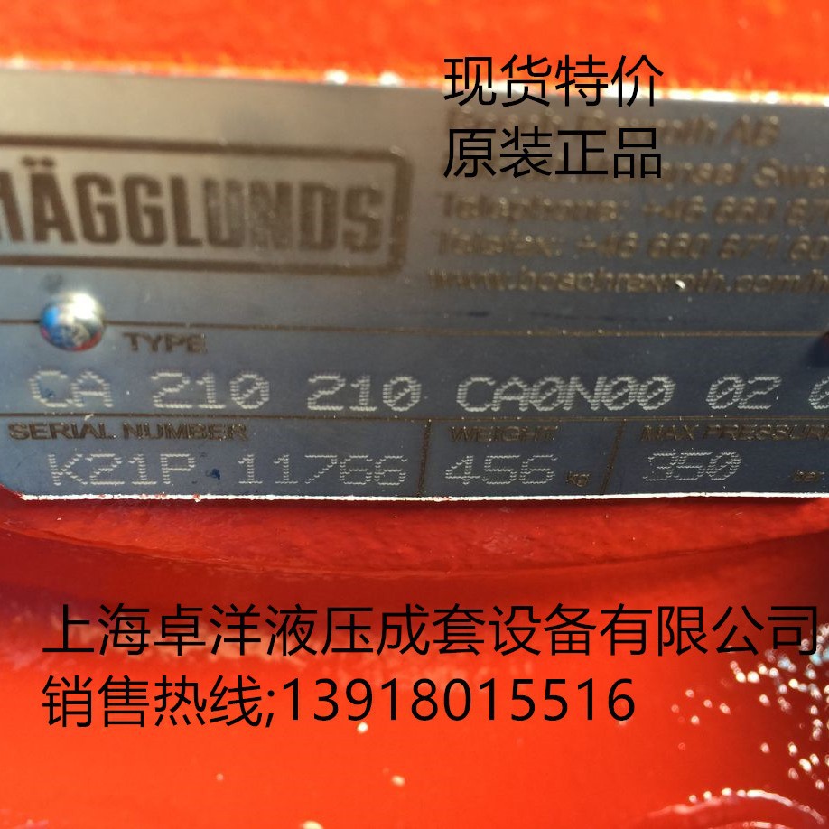 CA 210 210 CA0N00 02 00  现货销售HAGGLUNDS马达