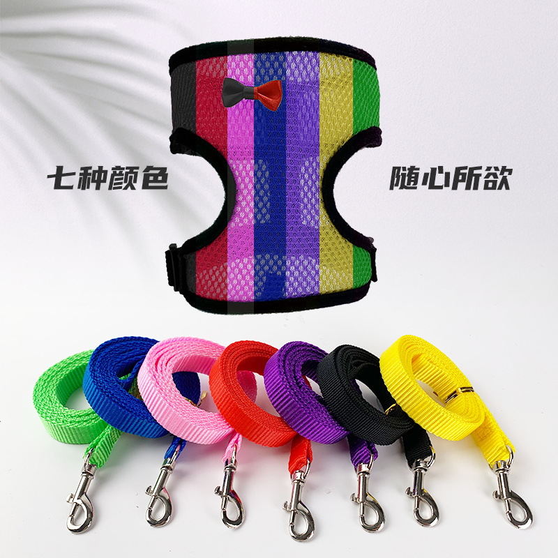 Correa para el pecho para mascotas, correa para perros, correa para pasear, correa para perros, correa para perros anti-liberación, correa para perros para el pecho y la espalda para perros pequeños