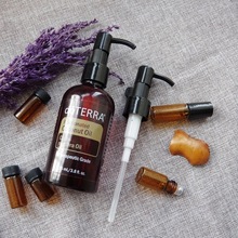 按压头椰子油多特瑞带锁扣115mldoterra20牙泵头黑色塑料塑料瓶