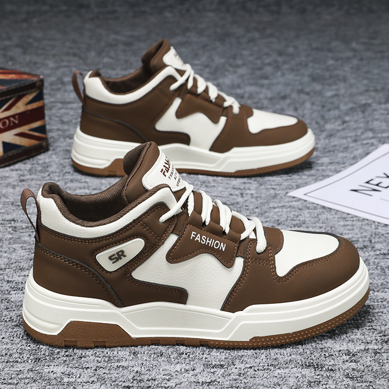 Zapatos de hombre 2024 nuevos zapatos de invierno de alta altura de moda coreana zapatos de skate juveniles zapatos deportivos casuales de moda para hombres