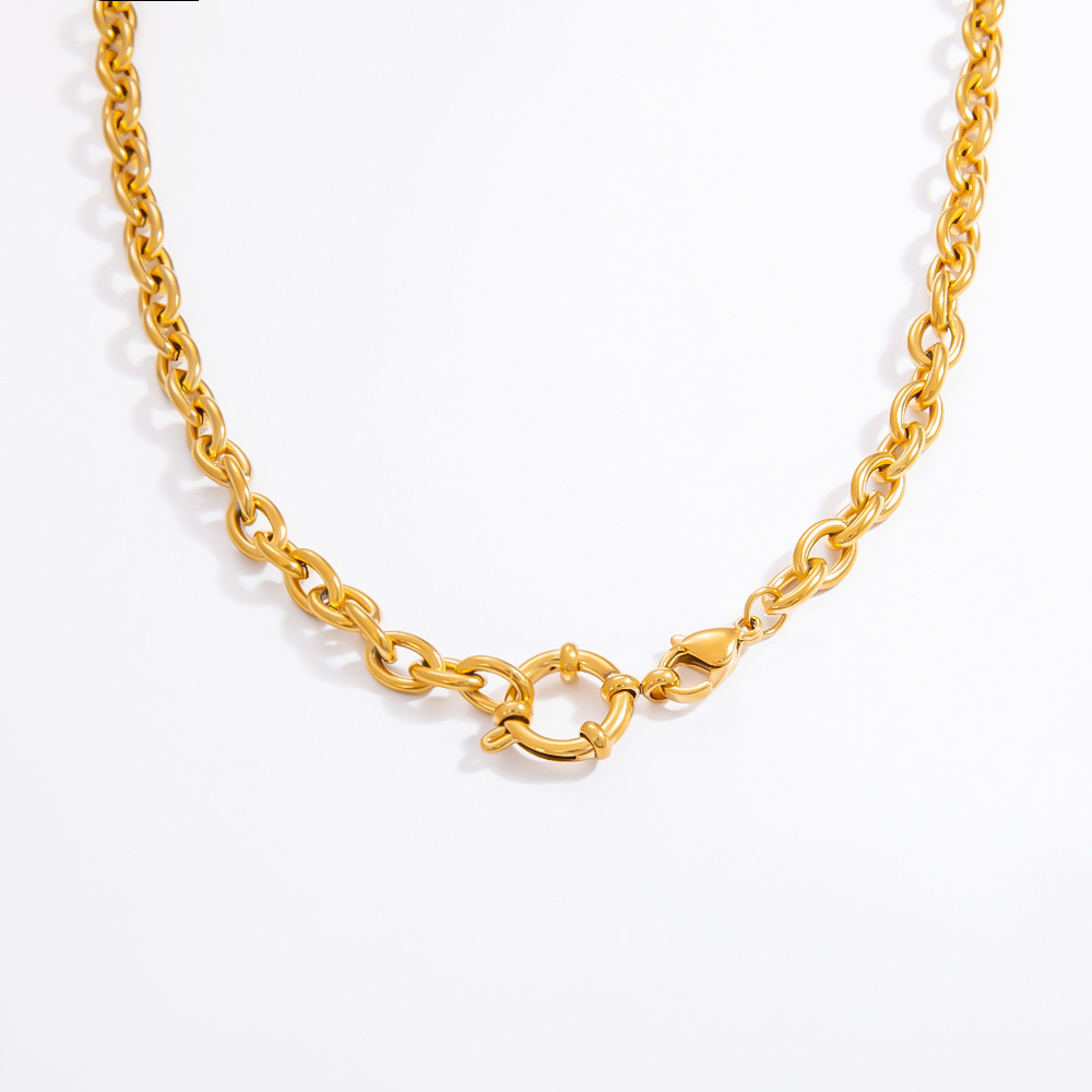 8g Weight PVD Coated Gold Plating Process Chain Jewelry Making Type 40-45cm Jewelry Making Size Lobster Trigger Clasp Closure Clasp Closure Type 18K Gold Plated Plating Material Paperclip Chain, cable chain, snake chain Chain Type 1 Piece Quantity 304 Stainless Steel Material Geometric Pattern Polished Finish Simple Style Style 1 Piece 304 Stainless Steel 18K Gold Plated PVD Coated Paperclip Chain Cable Chain Snake Chain Polished 40-45cm DIY Jewelry Accessories Chain Simple Style Geometric 6