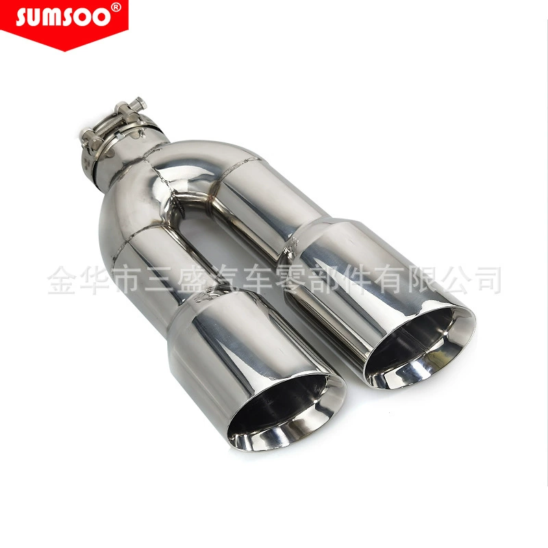 Трансграничный автомобильный выпускной горловин 3 "вход 4" выход 16 "длинный модифицированный двойной слой из нержавеющей стали